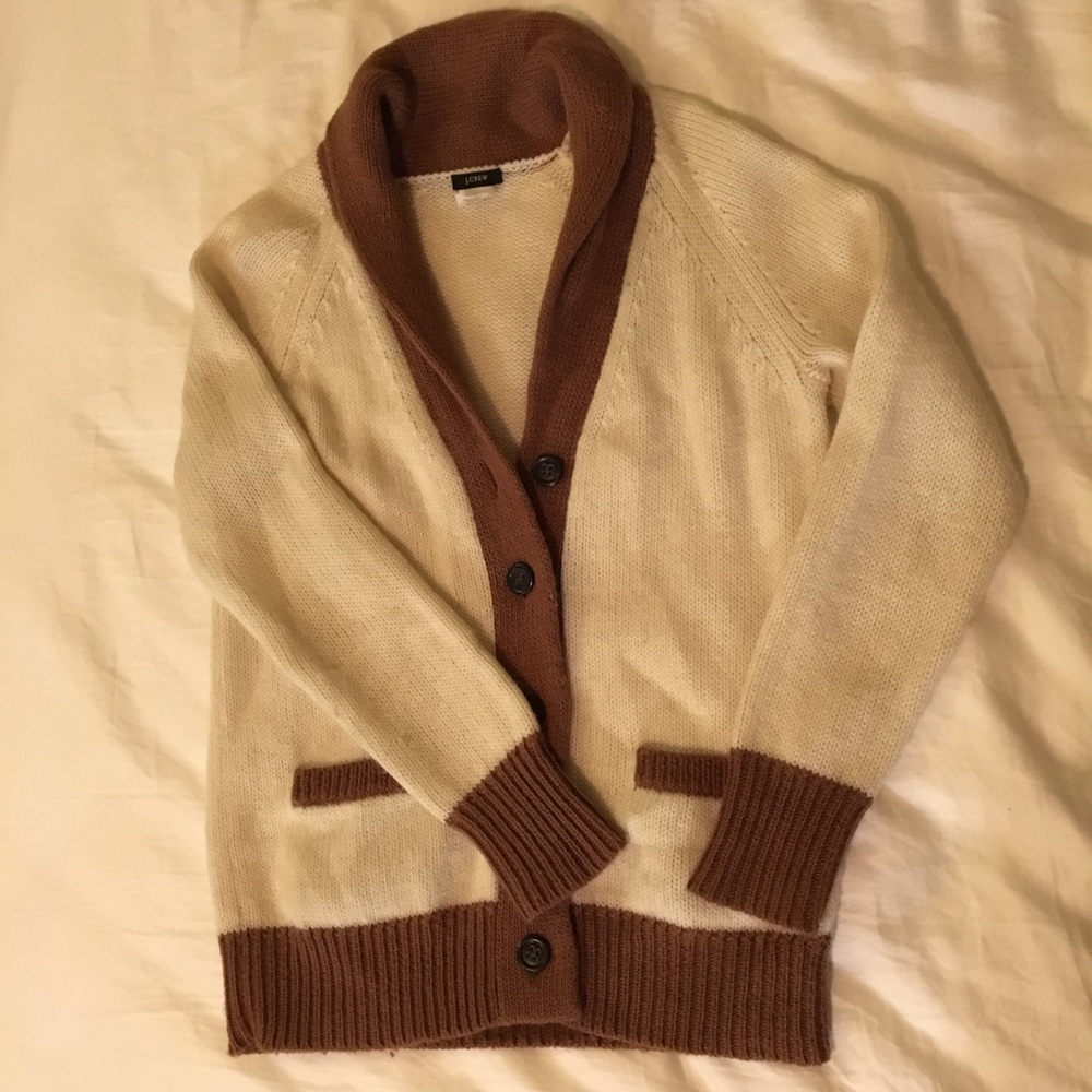 J Crew cozy button up chunky cardigan